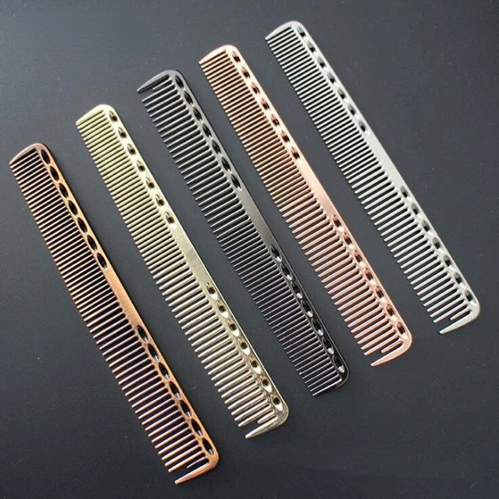Metal Hair Comb (Multiple Colours)