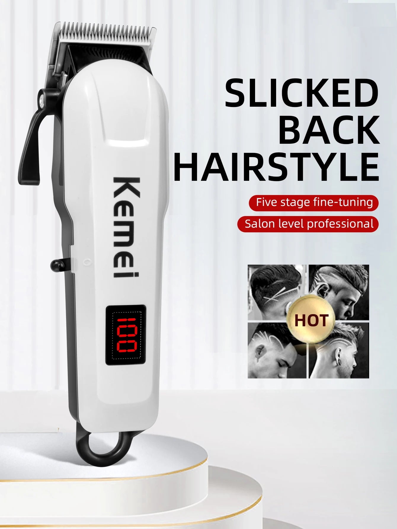 Kemei KM-809A Professional Hair Clipper