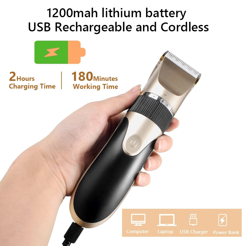 Cordless Unisex Hair Trimmer